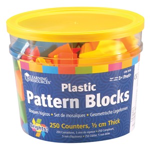 Brights! Pattern Blocks - Set of 250